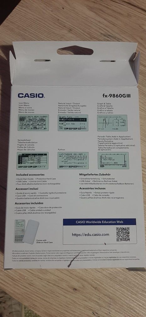 Calculadora Gráfica Casio fx-9860GIII