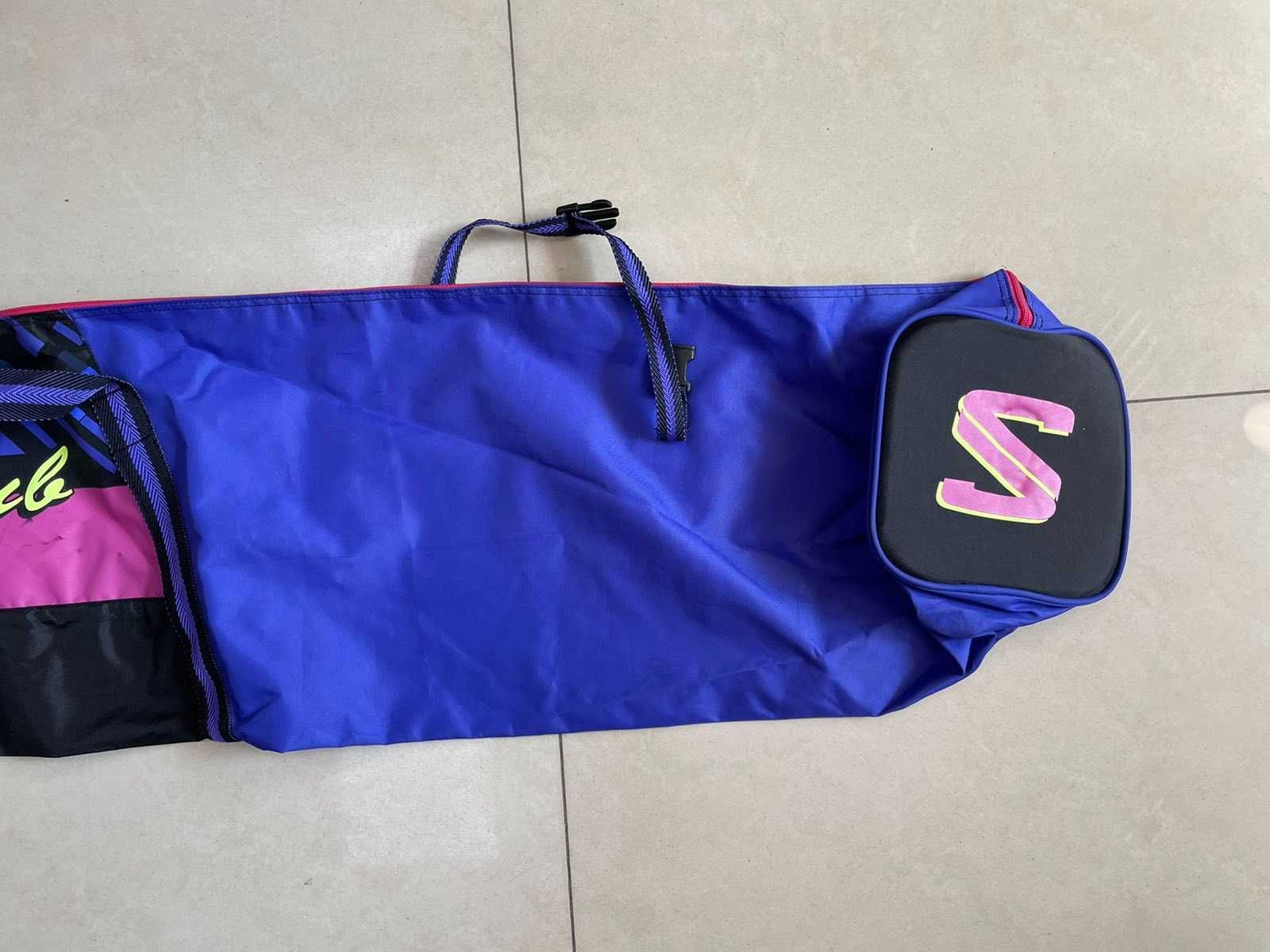 Горнолыжный чехол сумка для лыж 2х пар Salomon защитный винтаж
