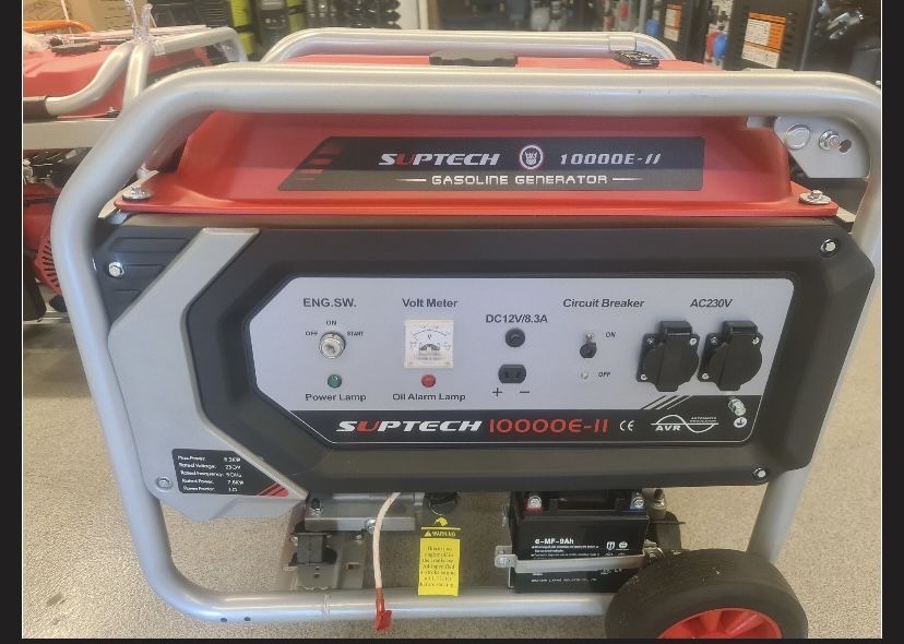 Бензиновий генератор SUPTECH 10000E-II 8.3 кВт (одна фаза)
