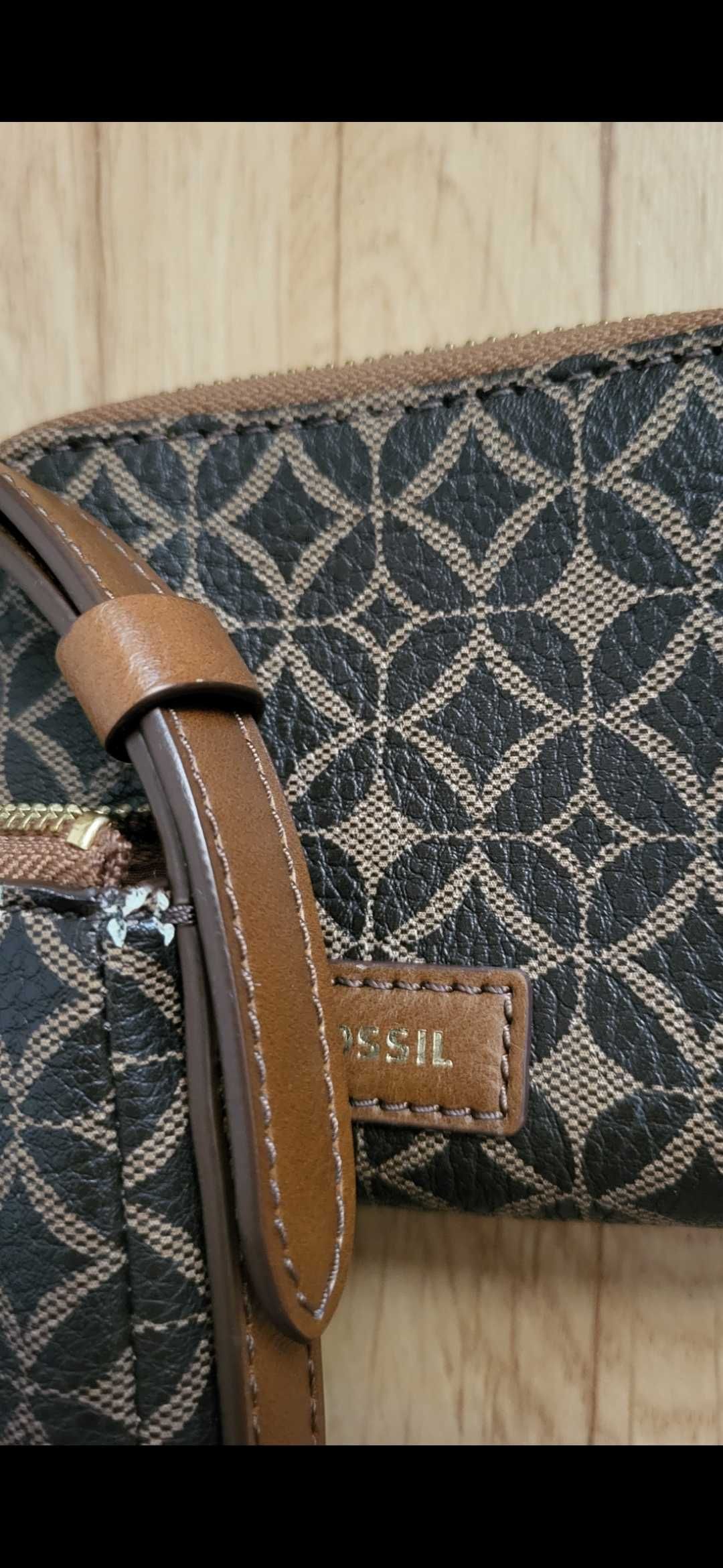 Fossil zestaw torebka + portfel