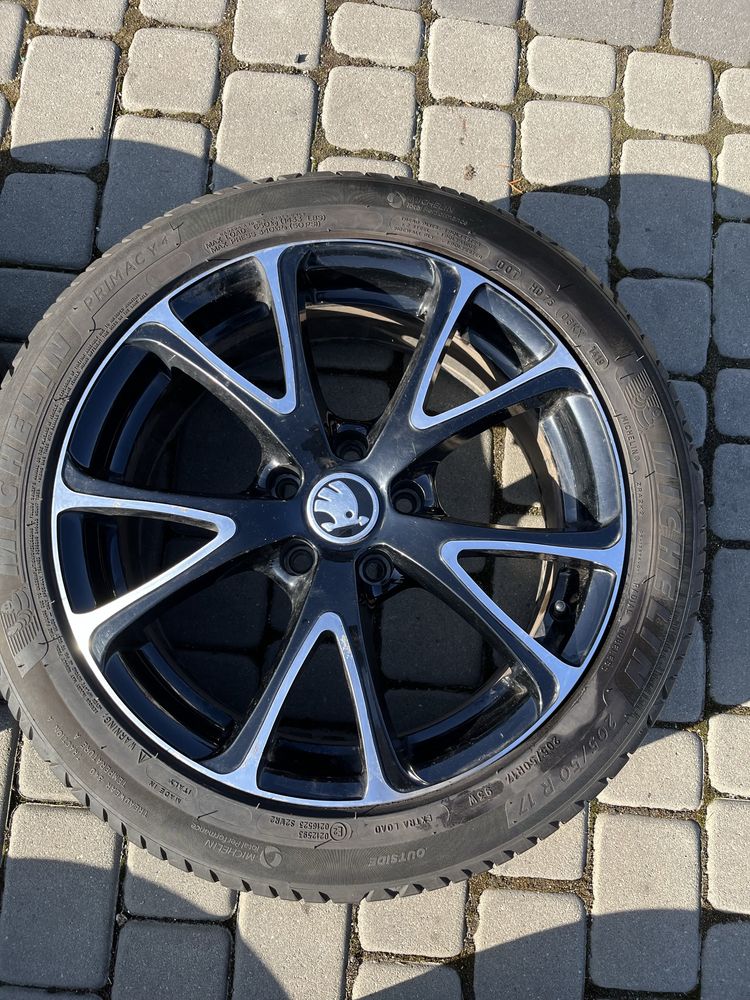 Felgi 5x112 17 cali Skoda Octavia Superb Rapid opony 215/55/17