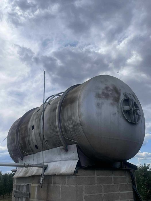 Zbiornik na wodę 6000L (średnica 1.5m, długość 3.5m) stal nierdzewna