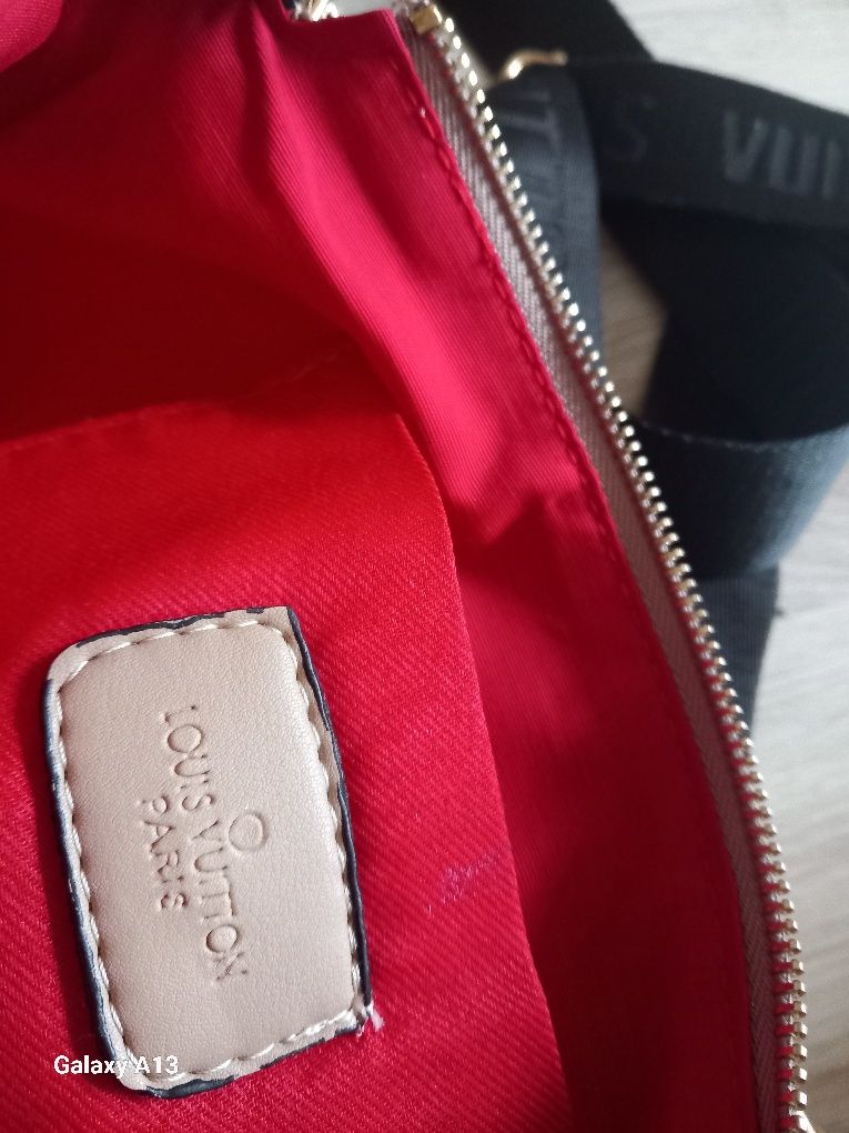 Louis vuitton Mickey Mouse torebka na ramię złota