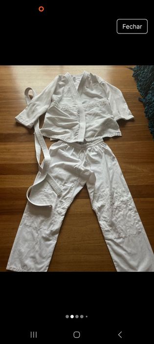 Fato de Judo Kimono branco