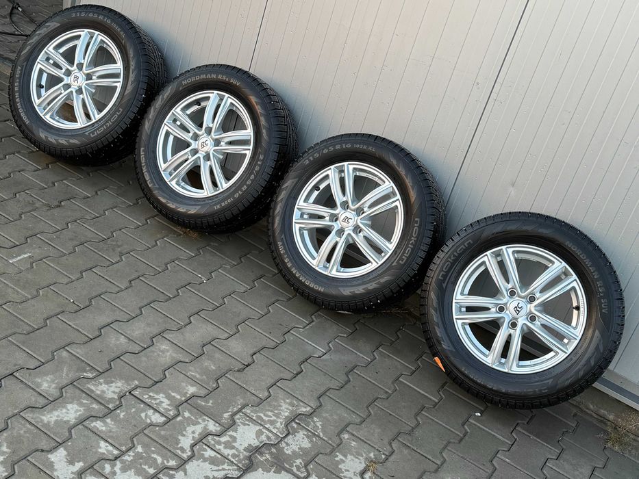 Koła Alufelgi 16 cali 5x114,3 z oponami zimowymi 215/65R16 toyota kia
