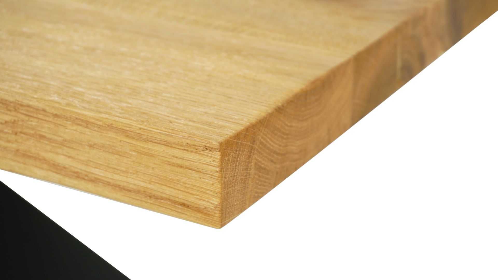 Stół Dębowy Lite Drewno Solidna podstawa 160x90cm