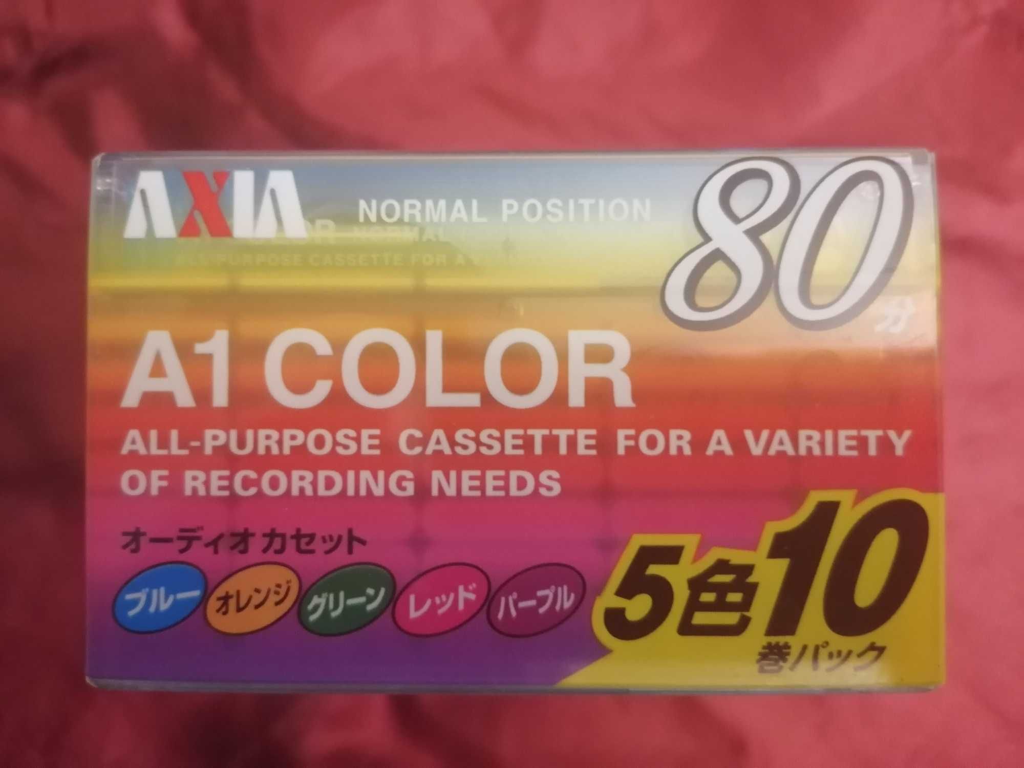 Компакт-кассеты AXIA A1 Color 80 тип 1