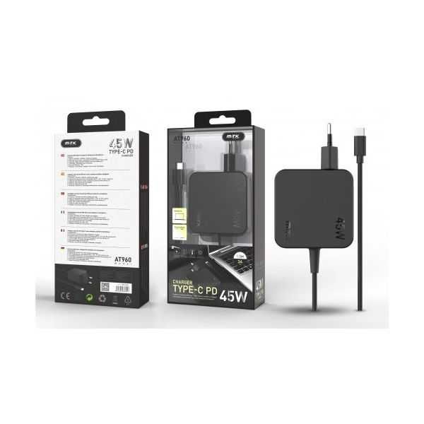 Carregador  universal automático 45w Type-C / At960 / 1.5m
