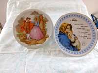 Par de pratos decorativos