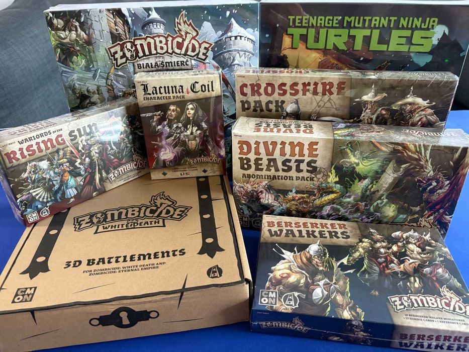 Zombicide: Biała Śmierć + dodatki – NOWE, w folii