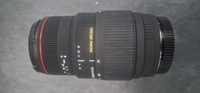 Visão detalhada da lente Sigma 70-300mm F4-5.6 APO DG Macro EF canon