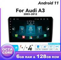 Rádio Android 10 Audi A3 8p WiFi Bluetooth GPS USB Mirror Link etc...