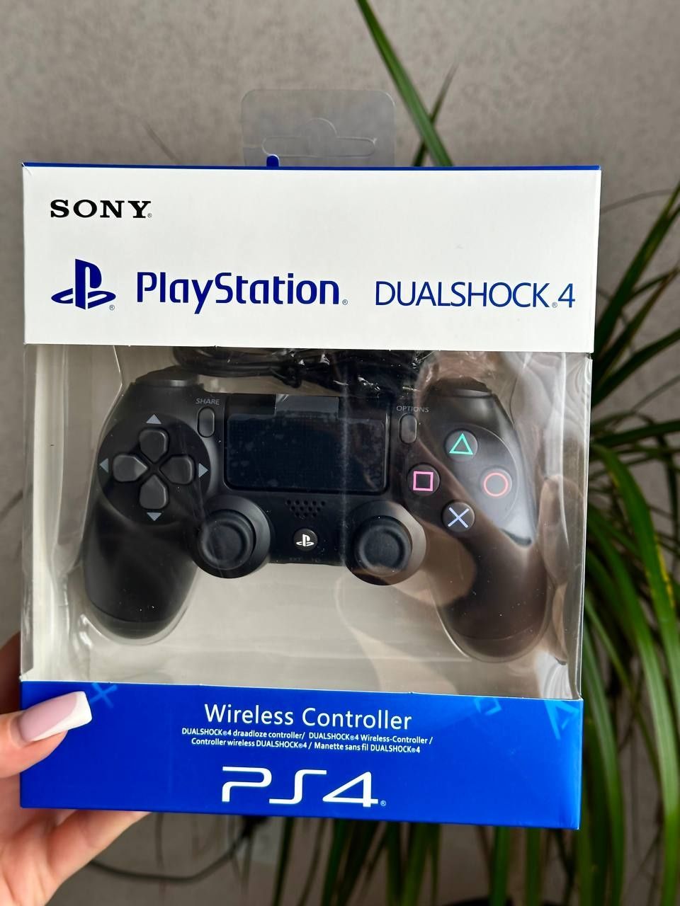 джойстик DualShock 4 для Sony PS4 V2 ЧЕРНЫЙ Bluetooth NEW С ЛОГОТИПОМ