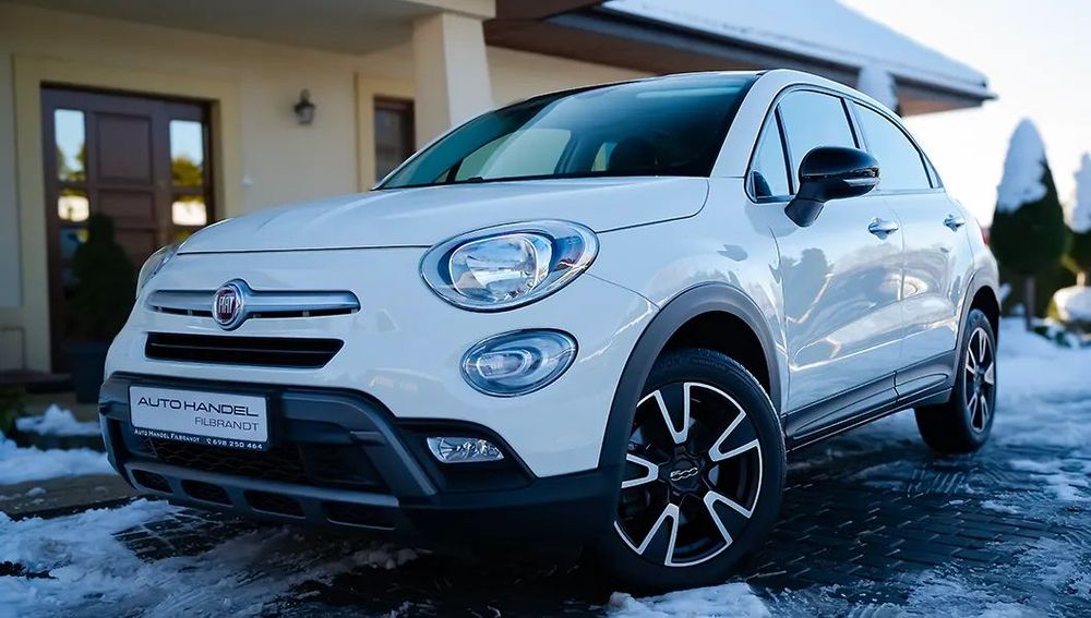 Fiat 500X • Gwarancja w Cenie • 1.3 Diesel 95 KM • Pół Skóra • Navi •