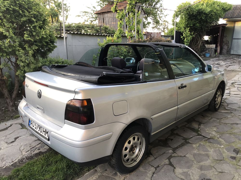 Golf Cabrio 99 рік 1.6 бензин