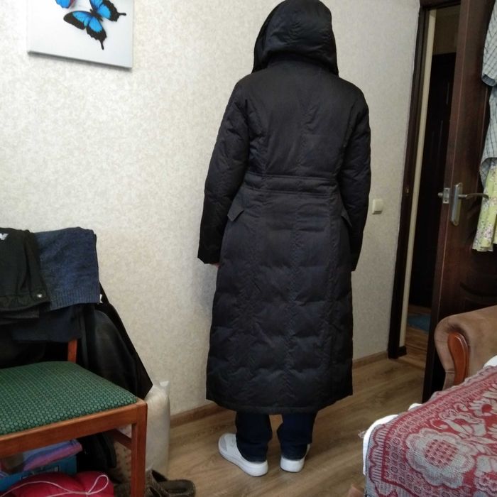 Кожаное, женское пальто.