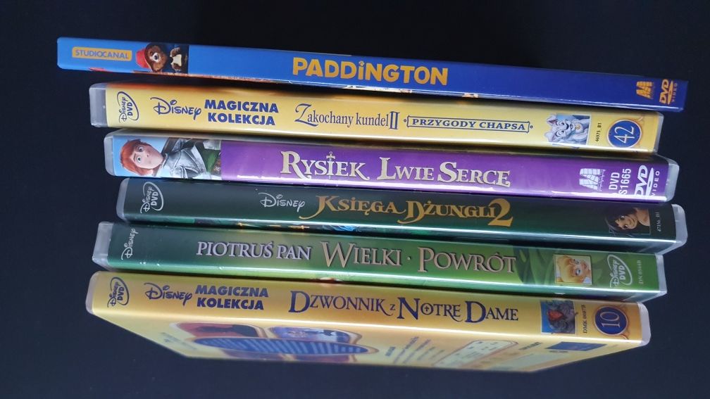 Bajki DVD Miś Paddinkton Księga dżungli Dzwonnik z Notre Dame