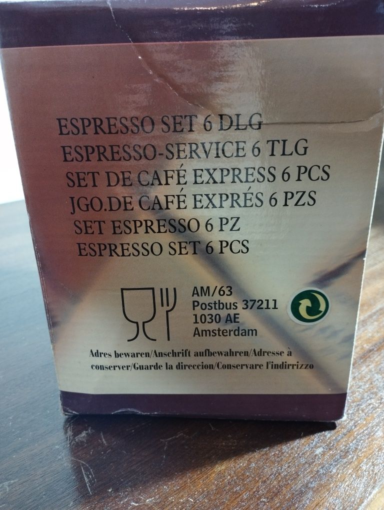 Jogo de café express 6 peças