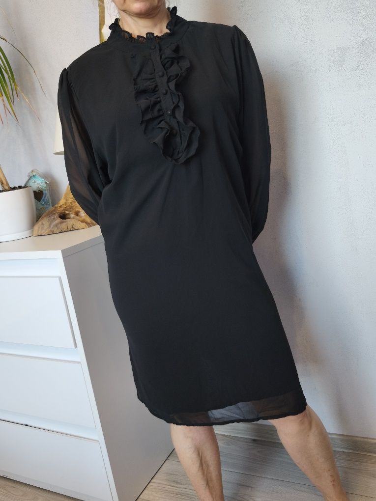 INA Copenhagen NOWA krótka zjawiskowa sukienka oversize rozmiar XL