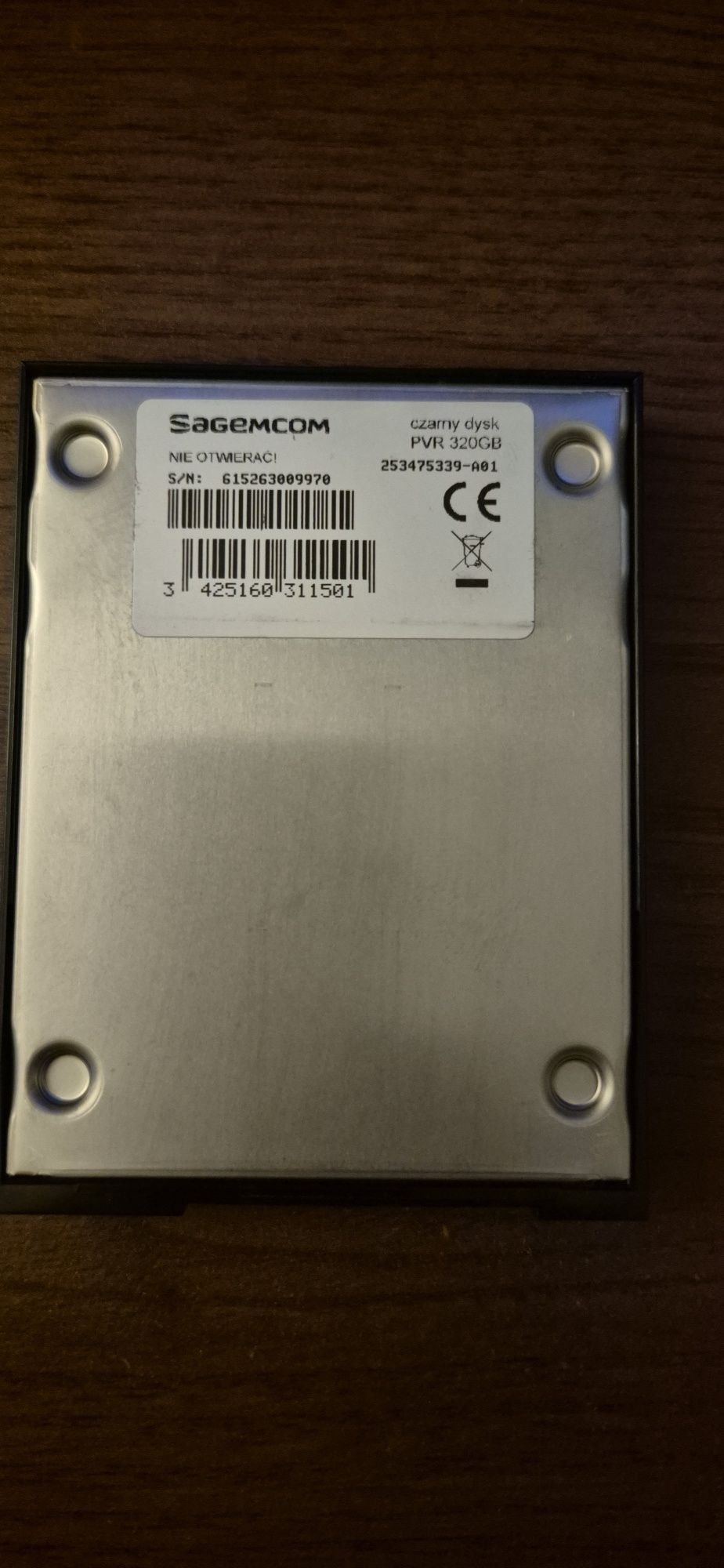 Dysk pvr 320GB do dekodera Orange Sagemcom UHD 88
