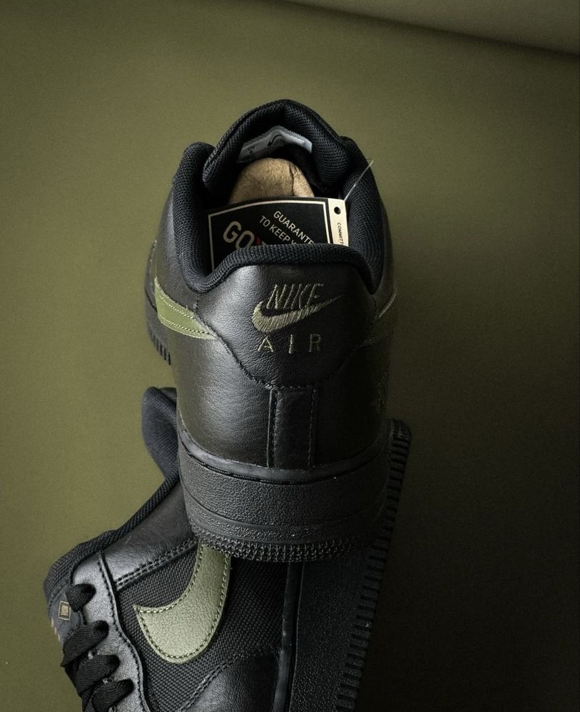 Nike Air Force 1 GORE-TEX Black Cargo Khaki | 42-43