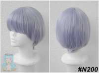 Aiichirou Nitori Free cosplay anime szara błękitna krótka peruka wig