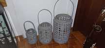Lanternas decorativas em vime