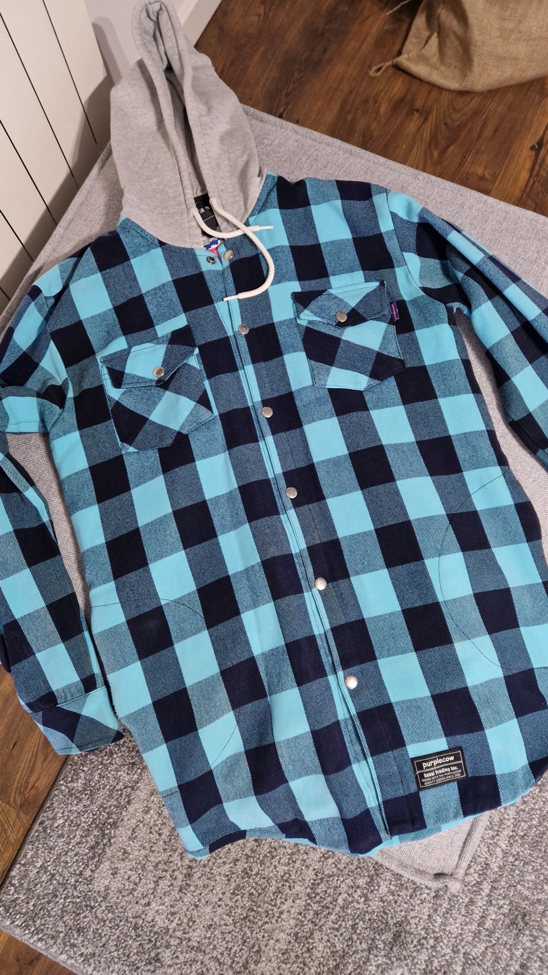 Kurtka flanelowa snowboardowa