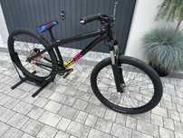 Rower dirt ns zirtus czarny różowy żółtu 26 2022
