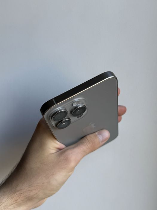 iPhone 15 Pro Max 256 Gb Natural Titanium Neverlock АКБ 94% Физ Сим