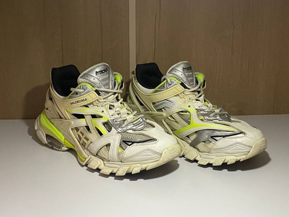 Balenciaga Track 2 White & Fluo Yellow ( Legit )