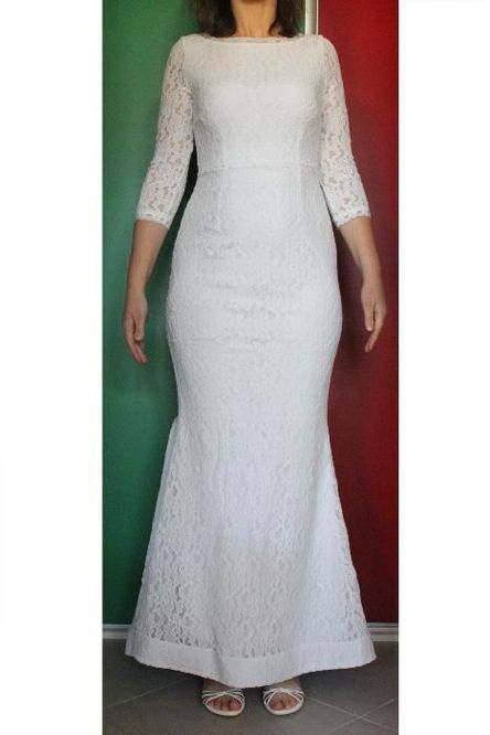 Nowa koronkowa biała suknia ślubna Rainbow 38 sukienka na ślub wesele