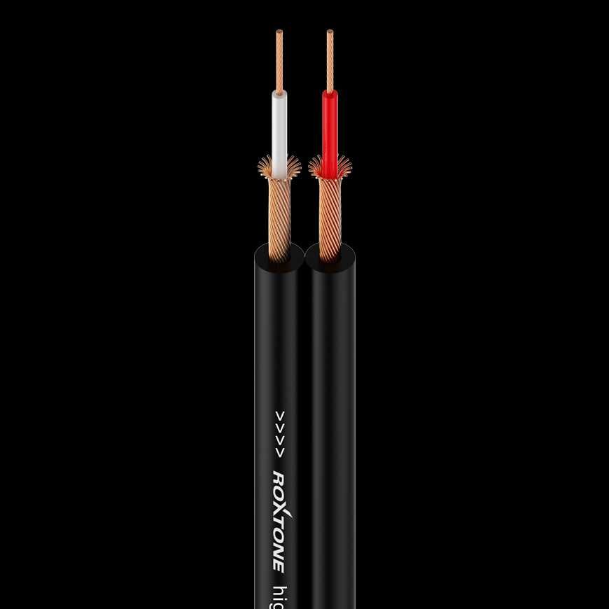 Kabel audio 2 x Wtyk RCA / 2 x Wtyk RCA 1m Roxtone SACC130L1