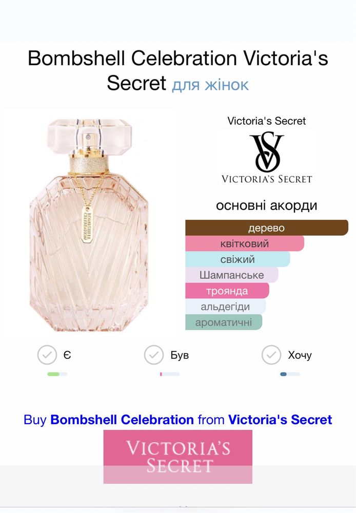 Victoria’s Secret Bombshell Celebration 50 мл