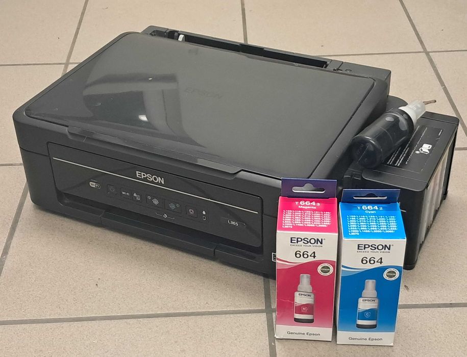 Sprzedam oryginalne tusze do Epson L365. Drukarka za darmo.