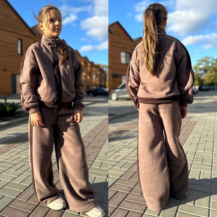 ‼️Флісовий костюм на дівчинку. Фліс ПОЛАР. Розміри від 110 до 164