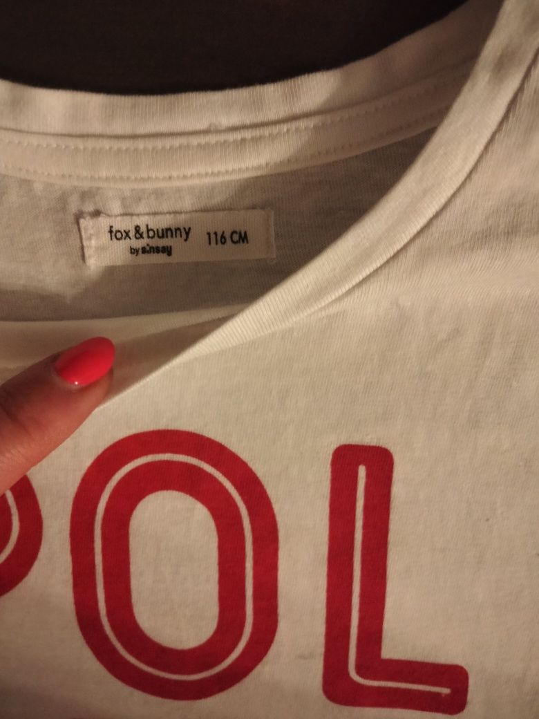 Koszulki. T-shirt. Zestaw 3 sztuk. Rozmiar 110/116.