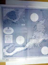 Stara mapa morska NIEMIECKA, Ireland RIVER SHANNON 4ed1962