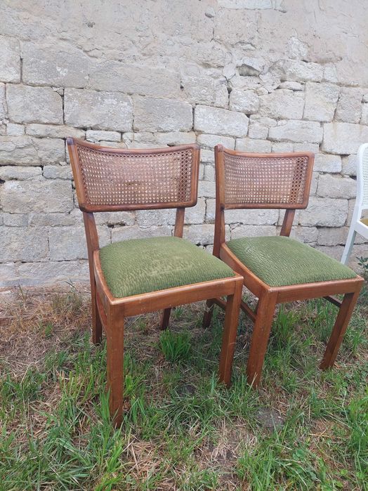 Krzesła w stylu Chippendale - Rattan - Antyk 2 szt./ 200zł