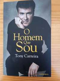 Livro " O homem que sou " Tony Carreira