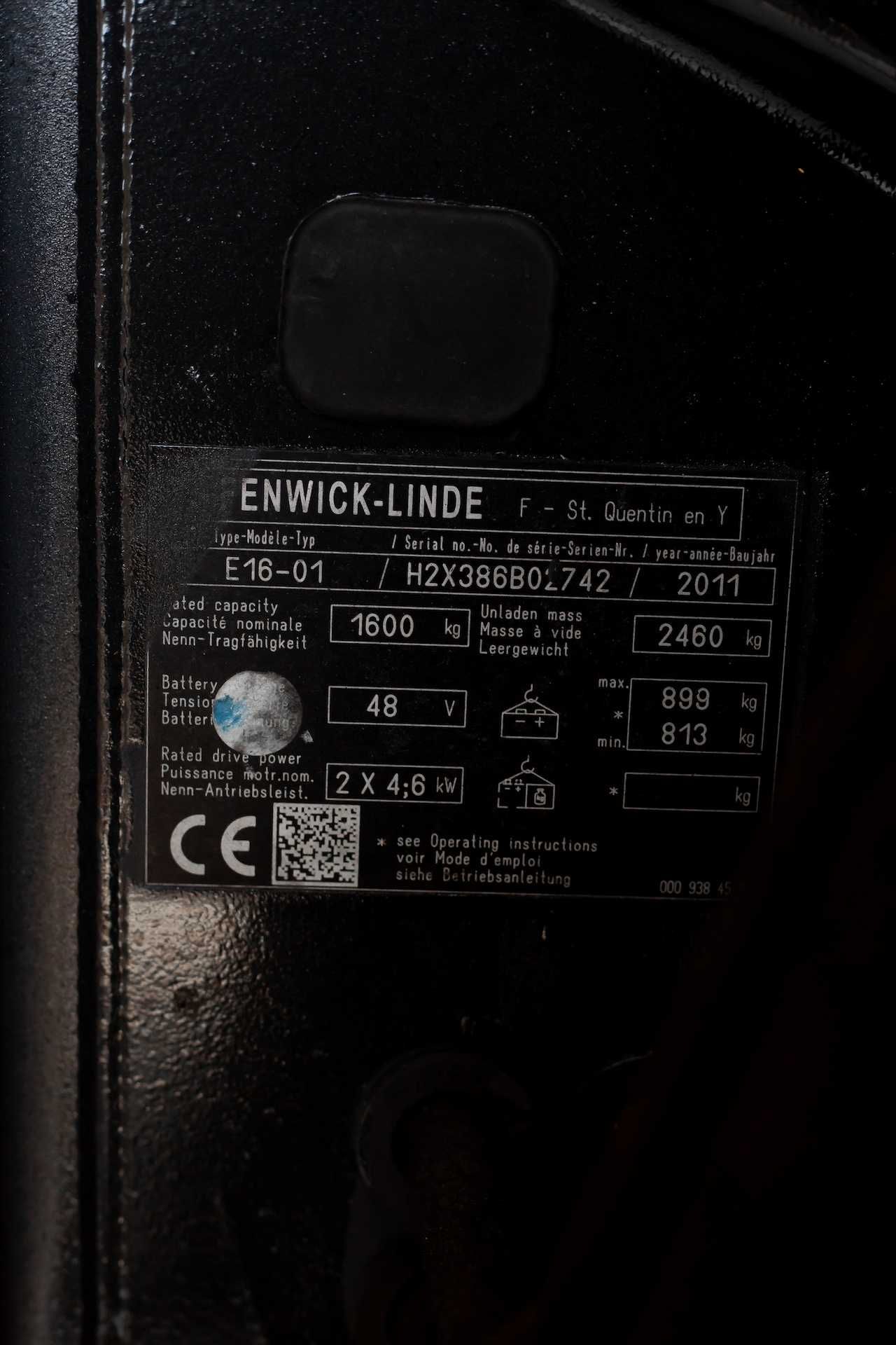 Empilhador elétrico Linde E16 (2011) - iva incl.