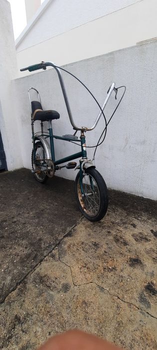 Bicicleta chopper oliva