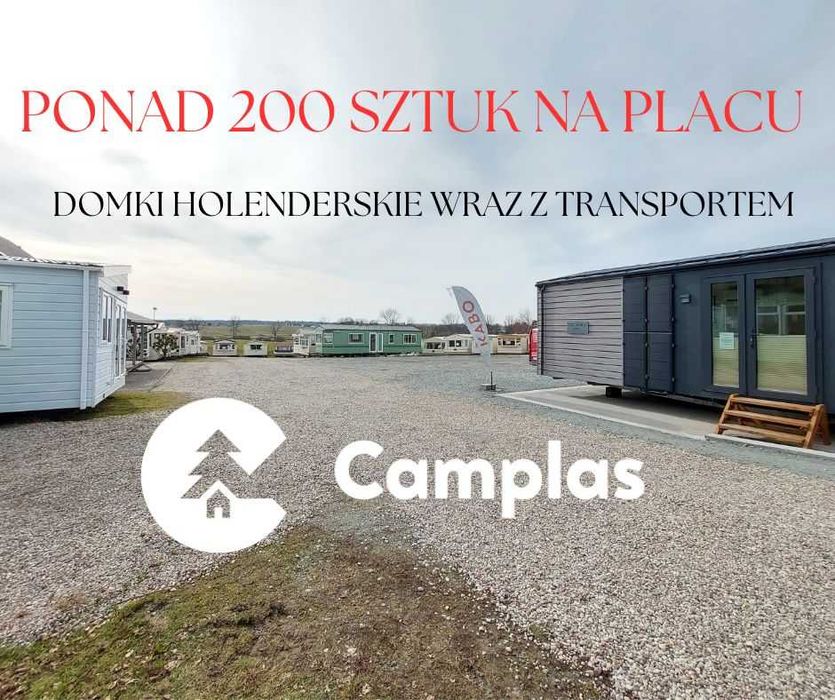 Domek holenderski, mobilny, angielski trzypokojowy - CAMPLAS