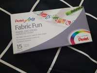 Nowe pastele do tkanin Fabric Fun Pentel 15 kolorów