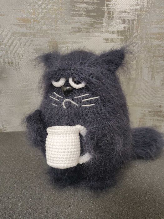 Kotek na szydełku, prezent