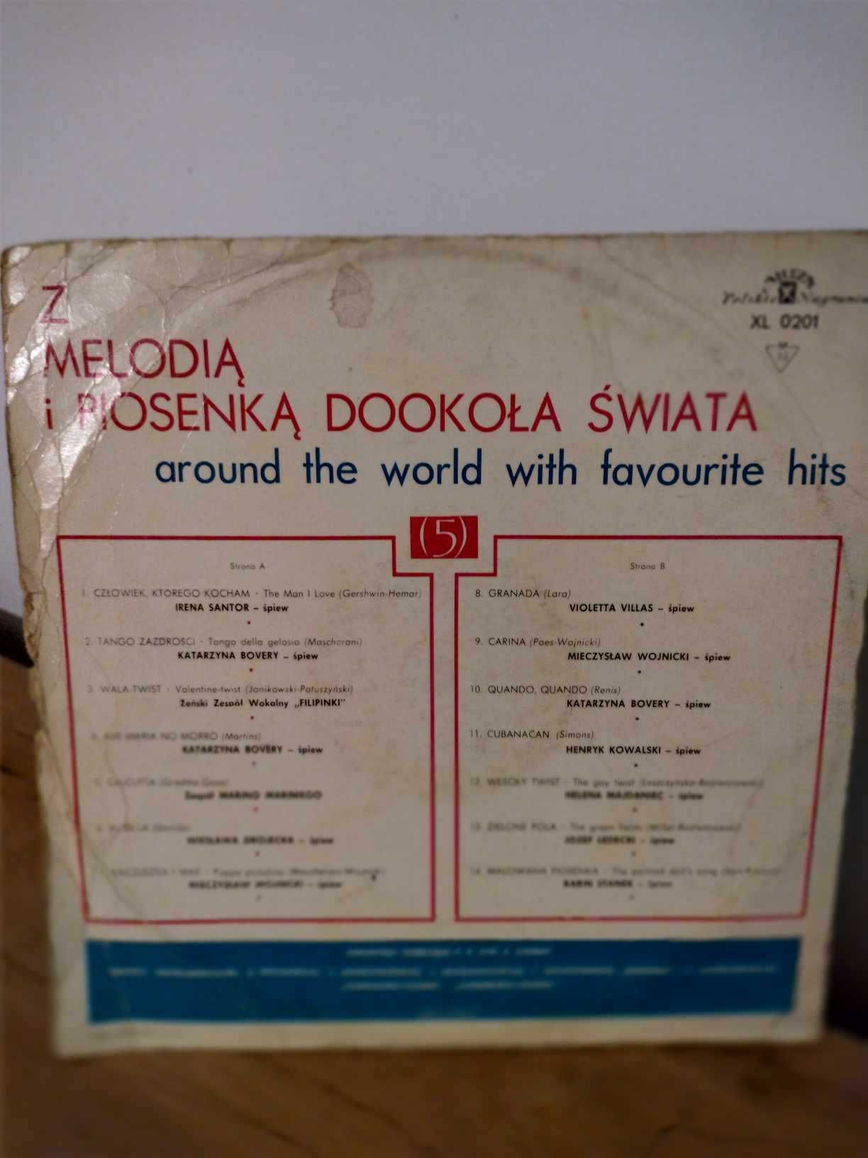 Z Melodią I Piosenką Dookoła Świata Various Winyl