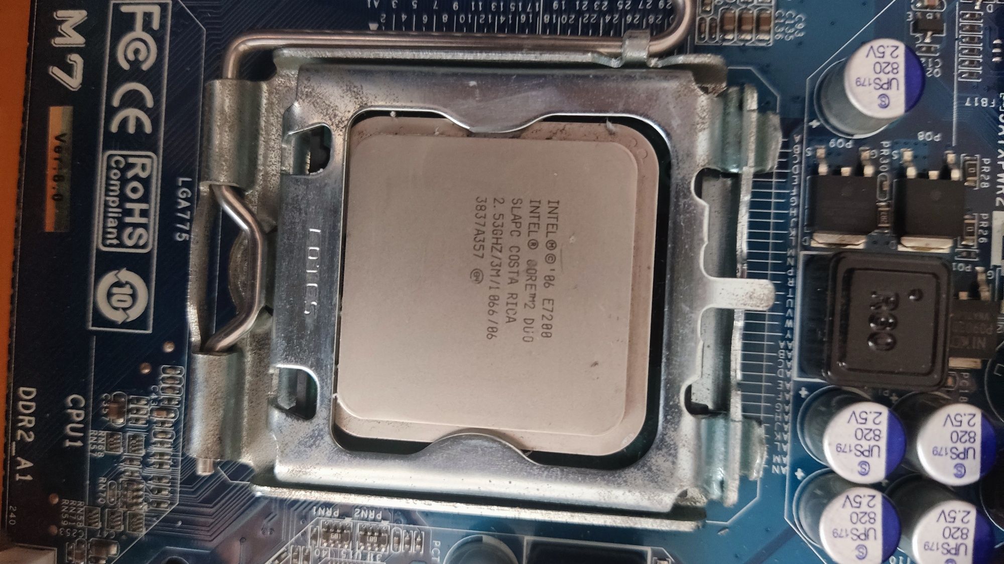 Комплект на 775 (biostar g31d-m7)