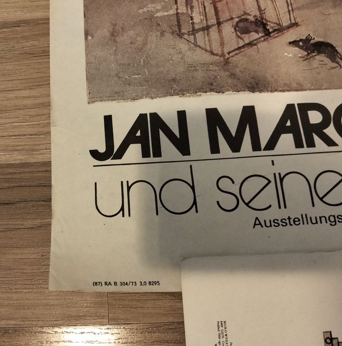 Plakat kopciuszek -Jan Marcin Szancer 1973r.