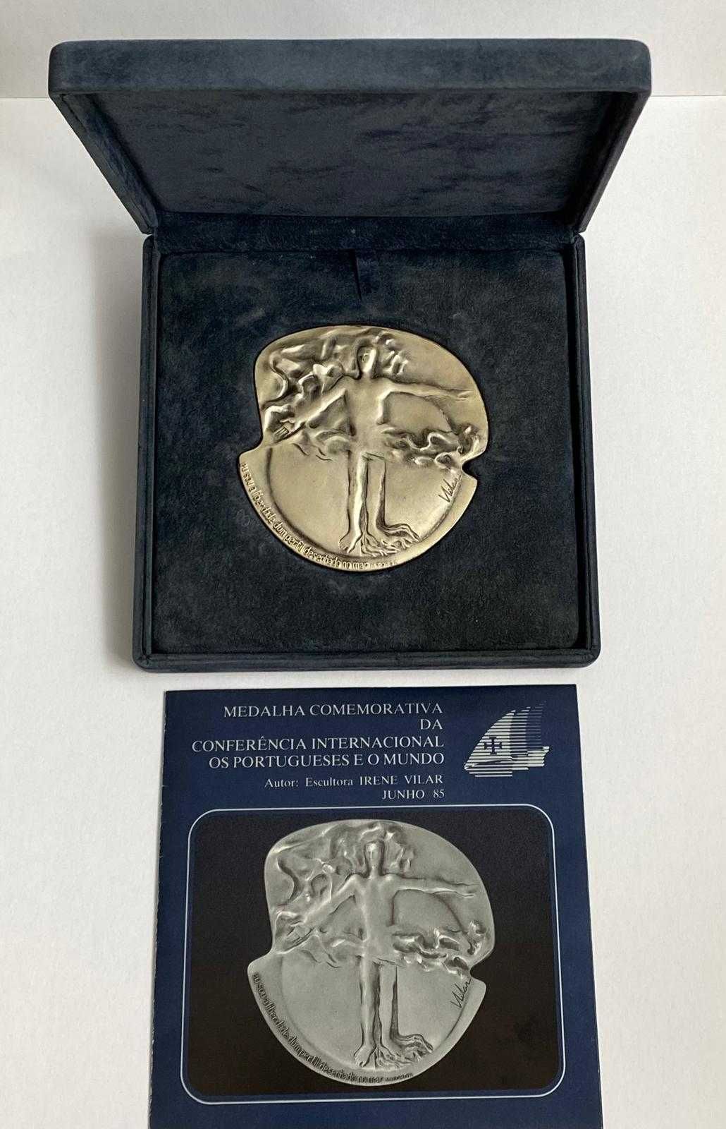 Moeda prata 10000 pesetas 1990 medalha de prata 1983