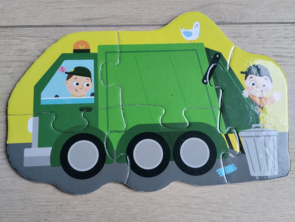 Puzzle Maxi pierwsze puzzle pojazdy 2+